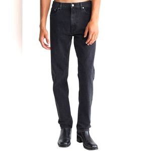 Calvin Klein Men's Slim Jeans - CK Essential Black, 31W×30L